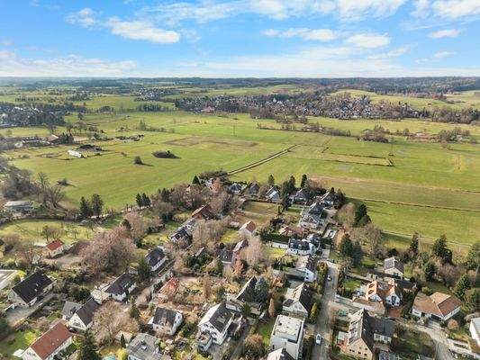 Blick nach Süd-Westen, ins grüne Umland