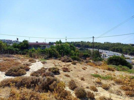 Kreta, Rethymno: Investitionsgrundstück mit Meerblick nahe Stadtzentrum zu verkaufen