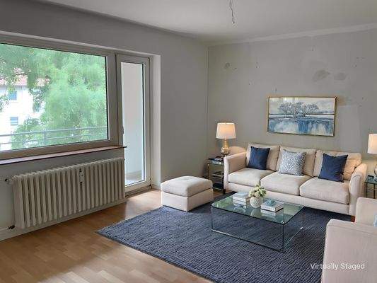 Wohnzimmer KI generiert