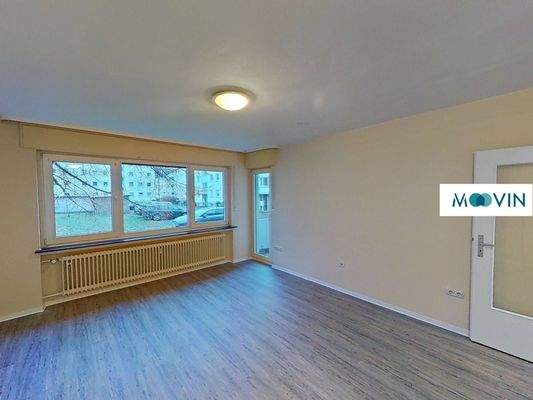 Ansicht I: Wohn- und Esszimmer