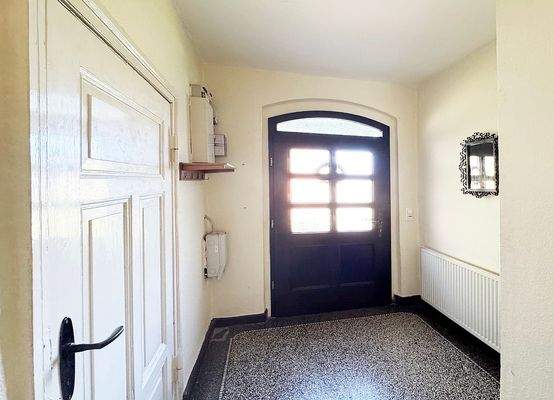 Der Empfangsbereich mit Terrazzo