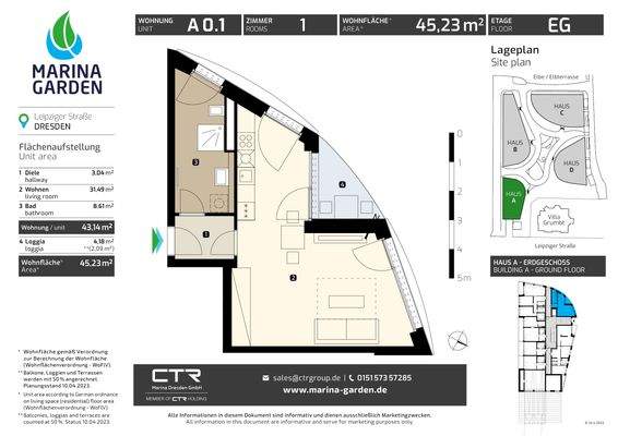 Marina Garden Dresden_Katalogblätter_Haus A-EG (DE