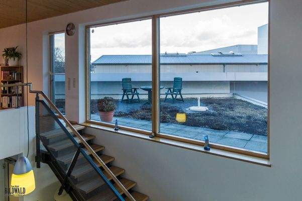 Obergeschoss mit Blick zur Dachterrasse