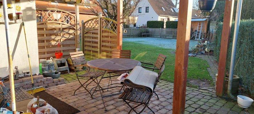 Überdachte Terrasse