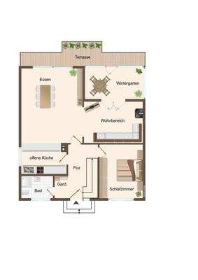 Grundriss EG (nicht maßstabsgetreu)