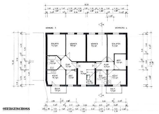 Grundriss Obergeschoss