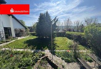 Garten mit Blick auf den Steiger