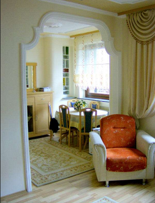 Essplatz im Wohnzimmer