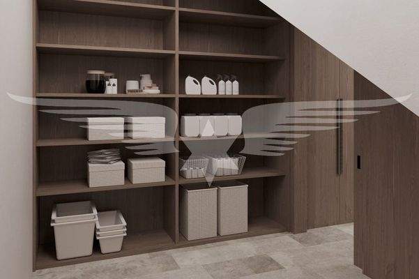 Visualisierter Hauswirtschaftsraum