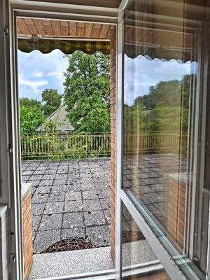 Blick auf den Balkon