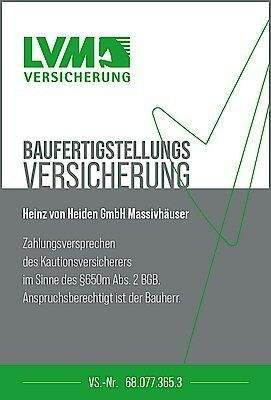 Baufertigstellungsversicherung