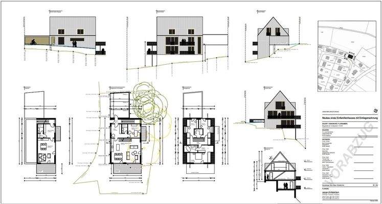 Gesamtansicht Architektenplan