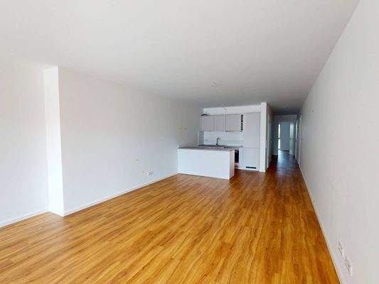 Ansicht IV: Wohn- und Esszimmer