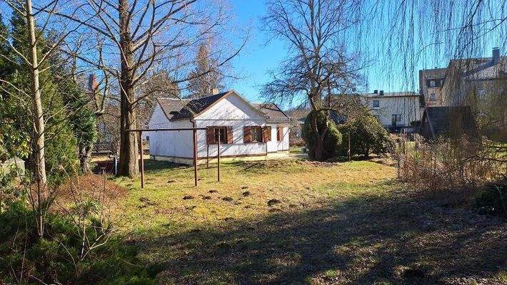 Blick aus dem Garten