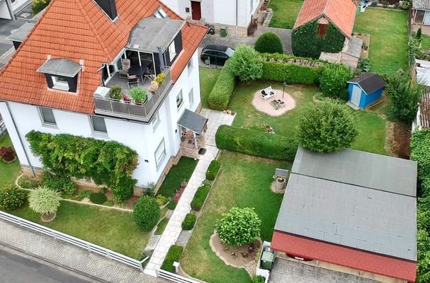 Blick auf Dachterrasse