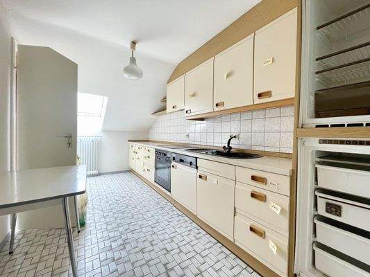 Küche im Dachgeschoss