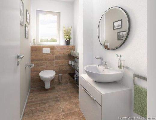 Schick das Gäste WC