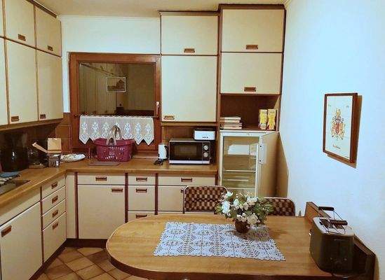 Küche Blick auf die Straße