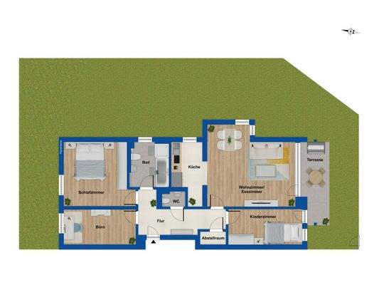 Grundriss - Erdgeschoss