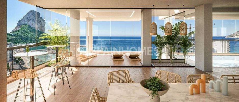 New Properties in Complex with Wide Communal Areas in Calpe