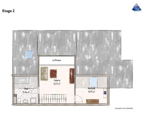 Grundriss Etage 2