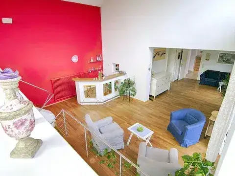 Blick von der Galerie  