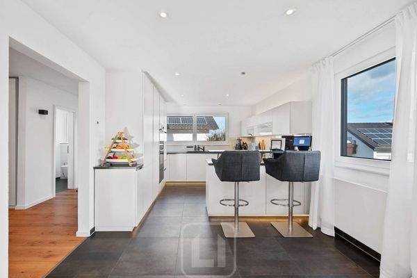 Moderne Einbauküche | Theke