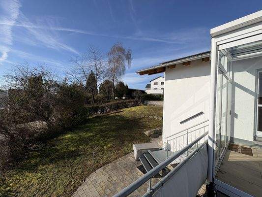 Garten und Zugang zum Wintergarten