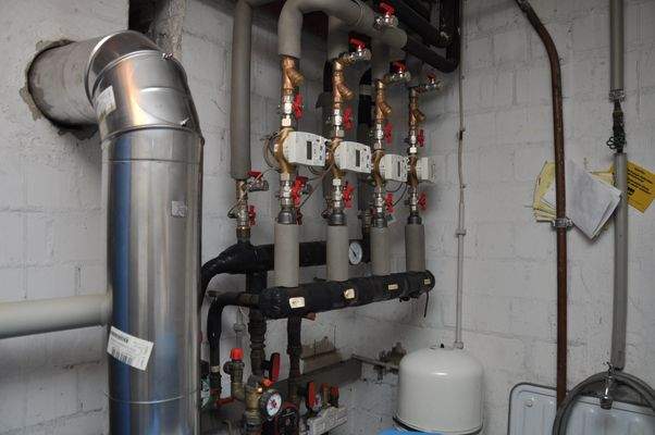 Verteilung Heizungsraum