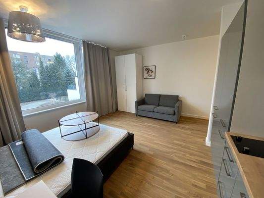 Schlafen/ Wohnen/ Küche