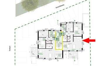 Obergeschoss Lageplan 