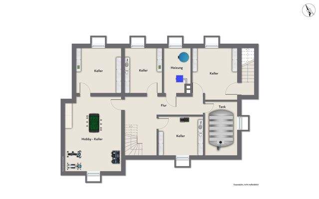 Grundriss Keller