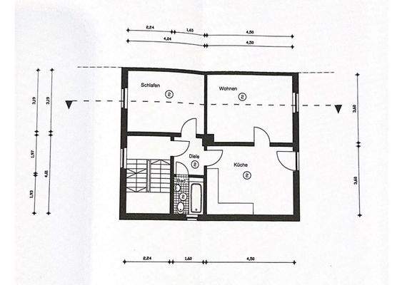 Grundriss WE2 - 1.OG