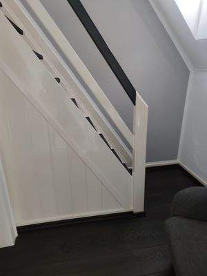 Treppe zum Spitzboden