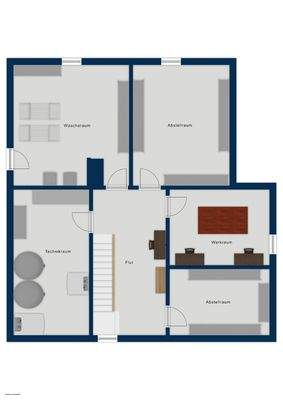 Grundriss KG Exposé