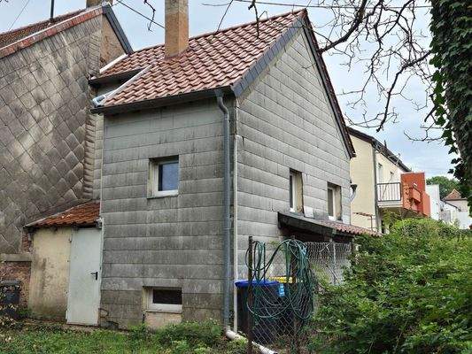 Hausansicht Rückseite mit Anbau