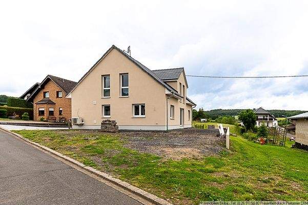 Haus mit Wärmepumpe