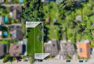 Visualisierung Grundstück geteilt