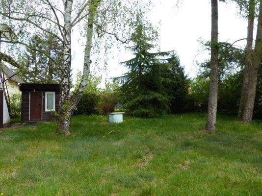 Duschhäuschen mit Garten