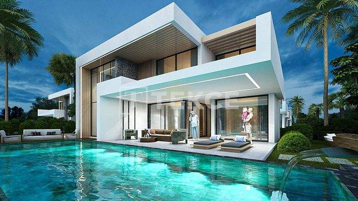 Detached Villas Near Shopping Center in Kuşadası Aydın