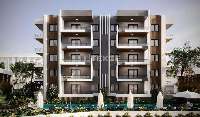 Apartments in a Complex with Pool in Aksu Antalya