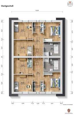 Grundriss Obergeschoß