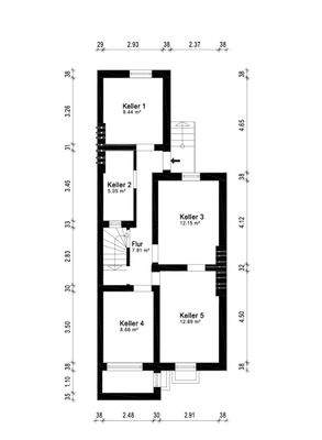 S&P | Grundriss Kellergeschoss