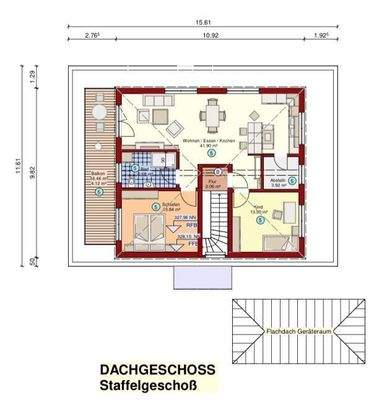 Grundriss Penthouse