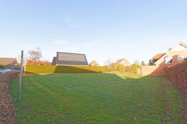 Blick auf das Grundstück