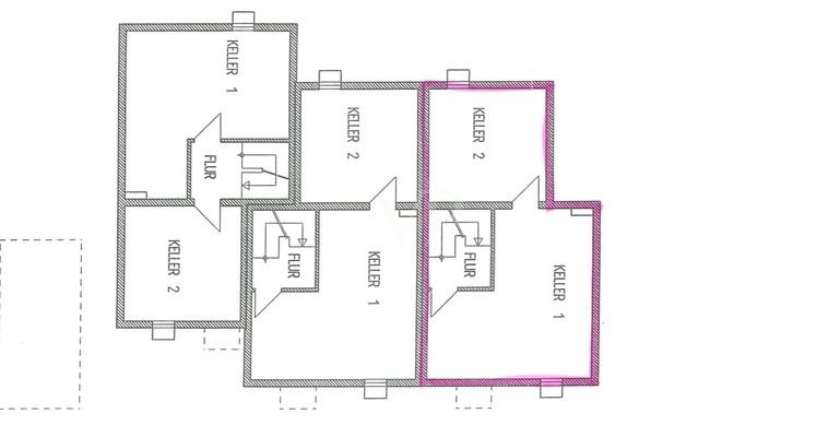 Grundriss Keller