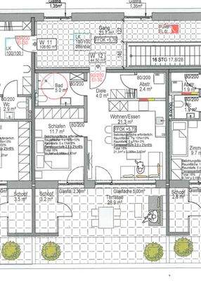 Grundriss Wohnung