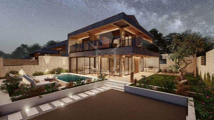 Stadtvilla in der Nähe von Umag, nur wenige Schritte zum Meer