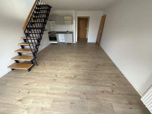 offener Wohn, und Küchenbereic