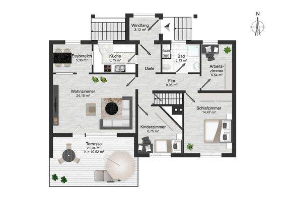 Grundriss Erdgeschoss